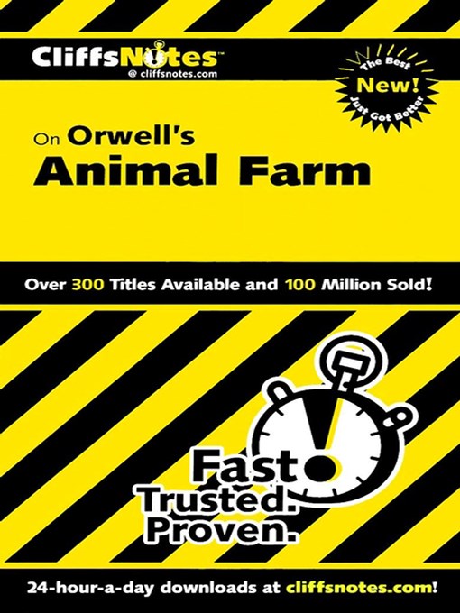 Title details for CliffsNotes on Orwell's Animal Farm by Daniel Moran - Wait list